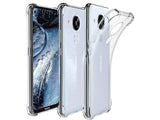 Hoch transparenter TPU Gummi Schutz Handy Hülle Clear Case klar mit verstärkten Schutzecken Bumper für das Nokia 5.4 Display und Gehäuse in transparent von Screenguard