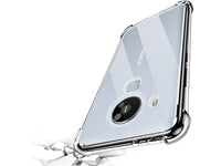 Hoch transparenter TPU Gummi Schutz Handy Hülle Clear Case klar mit verstärkten Schutzecken Bumper für das Nokia 5.4 Display und Gehäuse in transparent von Screenguard