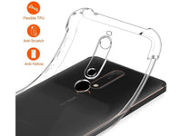 Hoch transparenter TPU Gummi Schutz Handy Hülle Clear Case klar mit verstärkten Schutzecken Bumper für das Nokia 6.1 Display und Gehäuse in transparent von Screenguard