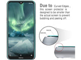 Case Friendly Screen Protector Handy Display Schutz Panzerglas Folie aus echtem 9H 2.5D Glas für Abdeckung des Nokia 7.2 Displays in transparent von Screenguard