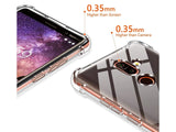 Hoch transparenter TPU Gummi Schutz Handy Hülle Clear Case klar mit verstärkten Schutzecken Bumper für das Nokia 7 Plus Display und Gehäuse in transparent von Screenguard