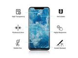 Case Friendly Screen Protector Handy Display Schutz Panzerglas Folie aus echtem 9H 2.5D Glas für Abdeckung des Nokia 8.1 Displays in transparent von Screenguard