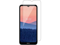 Case Friendly Screen Protector Handy Display Schutz Panzerglas Folie aus echtem 9H 2.5D Glas für Abdeckung des Nokia C21 Displays in transparent von Screenguard