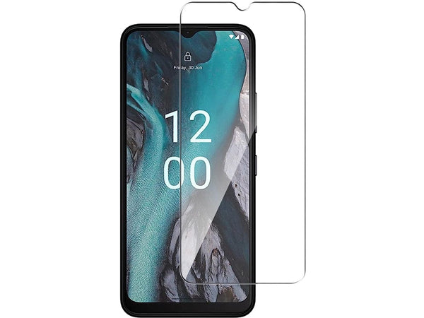 Case Friendly Screen Protector Handy Display Schutz Panzerglas Folie aus echtem 9H 2.5D Glas für Abdeckung des Nokia C22 Displays in transparent von Screenguard