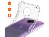 Hoch transparenter TPU Gummi Schutz Handy Hülle Clear Case klar mit verstärkten Schutzecken Bumper für das Nokia G10 Display und Gehäuse in transparent von Screenguard