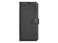 Lederhülle Karten Wallet Ledertasche Etui für Nokia G11 in schwarz von Screenguard