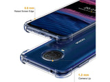 Hoch transparenter TPU Gummi Schutz Handy Hülle Clear Case klar mit verstärkten Schutzecken Bumper für das Nokia G20 Display und Gehäuse in transparent von Screenguard