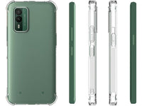 Hoch transparenter TPU Gummi Schutz Handy Hülle Clear Case klar mit verstärkten Schutzecken Bumper für das Nokia XR21 Display und Gehäuse in transparent von Screenguard