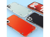 Hoch transparenter TPU Gummi Schutz Handy Hülle Clear Case klar mit verstärkten Schutzecken Bumper für das Nothing CMF Phone 1 Display und Gehäuse in transparent von Screenguard