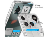 Hoch transparenter TPU Gummi Schutz Handy Hülle Clear Case klar mit verstärkten Schutzecken Bumper für das Nothing Phone (3) Display und Gehäuse in transparent von Screenguard