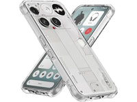 Hoch transparenter TPU Gummi Schutz Handy Hülle Clear Case klar mit verstärkten Schutzecken Bumper für das Nothing Phone (3) Display und Gehäuse in transparent von Screenguard