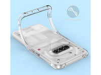 Hoch transparenter TPU Gummi Schutz Handy Hülle Clear Case klar mit verstärkten Schutzecken Bumper für das Nothing Phone (3a) Display und Gehäuse in transparent von Screenguard