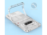 Hoch transparenter TPU Gummi Schutz Handy Hülle Clear Case klar mit verstärkten Schutzecken Bumper für das Nothing Phone (3a) Display und Gehäuse in transparent von Screenguard