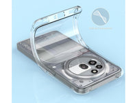 Hoch transparenter TPU Gummi Schutz Handy Hülle Clear Case klar mit verstärkten Schutzecken Bumper für das Nothing Phone (3a) Pro Display und Gehäuse in transparent von Screenguard