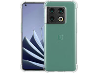 Hoch transparenter TPU Gummi Schutz Handy Hülle Clear Case klar mit verstärkten Schutzecken Bumper für das OnePlus 10 Pro Display und Gehäuse in transparent von Screenguard