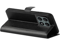 Lederhülle Karten Wallet Ledertasche Etui für OnePlus 10 Pro in schwarz von Screenguard
