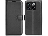 Lederhülle Karten Wallet Ledertasche Etui für OnePlus 10T in schwarz von Screenguard