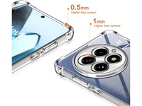 Hoch transparenter TPU Gummi Schutz Handy Hülle Clear Case klar mit verstärkten Schutzecken Bumper für das OnePlus 13 Display und Gehäuse in transparent von Screenguard