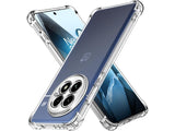 Hoch transparenter TPU Gummi Schutz Handy Hülle Clear Case klar mit verstärkten Schutzecken Bumper für das OnePlus 13 Display und Gehäuse in transparent von Screenguard