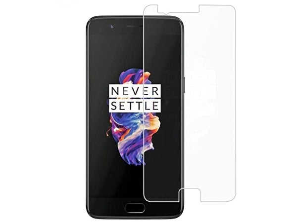 Case Friendly Screen Protector Handy Display Schutz Panzerglas Folie aus echtem 9H 2.5D Glas für Abdeckung des OnePlus 5 Displays in transparent von Screenguard