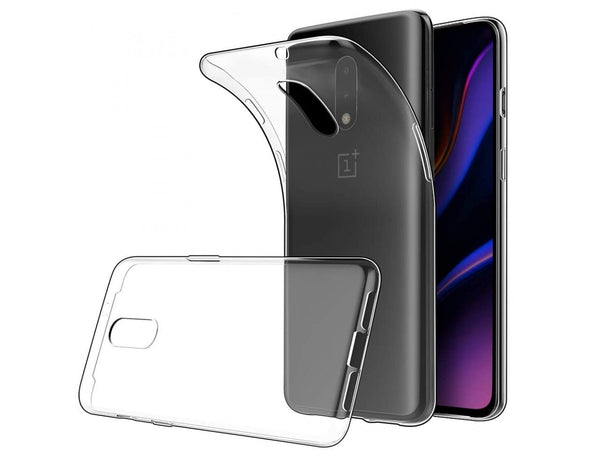 Gummi Hülle für OnePlus 7 aus flexiblem Soft TPU, kristallklar und transparent von Screenguard