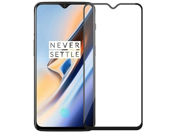 100% Fullscreen Curved Screen Protector Handy Display Schutz Glas für komplette Abdeckung des OnePlus 7T Display in schwarz von Screenguard