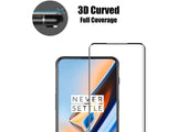 100% Fullscreen Curved Screen Protector Handy Display Schutz Glas für komplette Abdeckung des OnePlus 7T Display in schwarz von Screenguard