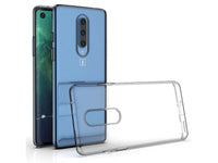 Gummi Hülle für OnePlus 8 aus flexiblem Soft TPU, kristallklar und transparent von Screenguard