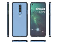 Gummi Hülle für OnePlus 8 aus flexiblem Soft TPU, kristallklar und transparent von Screenguard