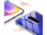 Hoch transparenter TPU Gummi Schutz Handy Hülle Clear Case klar mit verstärkten Schutzecken Bumper für das OnePlus 8 Pro Display und Gehäuse in transparent von Screenguard