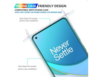 Case Friendly Screen Protector Handy Display Schutz Panzerglas Folie aus echtem 9H 2.5D Glas für Abdeckung des OnePlus 8T Displays in transparent von Screenguard