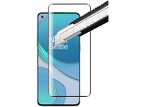 100% Fullscreen Curved Screen Protector Handy Display Schutz Glas für komplette Abdeckung des OnePlus 9 Display in schwarz von Screenguard