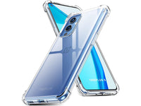 Hoch transparenter TPU Gummi Schutz Handy Hülle Clear Case klar mit verstärkten Schutzecken Bumper für das OnePlus 9 Display und Gehäuse in transparent von Screenguard