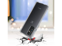 Hoch transparenter TPU Gummi Schutz Handy Hülle Clear Case klar mit verstärkten Schutzecken Bumper für das OnePlus 9 Display und Gehäuse in transparent von Screenguard
