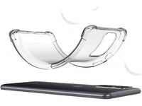 Hoch transparenter TPU Gummi Schutz Handy Hülle Clear Case klar mit verstärkten Schutzecken Bumper für das OnePlus 9 Display und Gehäuse in transparent von Screenguard
