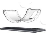 Hoch transparenter TPU Gummi Schutz Handy Hülle Clear Case klar mit verstärkten Schutzecken Bumper für das OnePlus 9 Display und Gehäuse in transparent von Screenguard