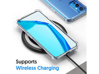 Hoch transparenter TPU Gummi Schutz Handy Hülle Clear Case klar mit verstärkten Schutzecken Bumper für das OnePlus 9 Display und Gehäuse in transparent von Screenguard