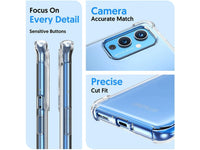 Hoch transparenter TPU Gummi Schutz Handy Hülle Clear Case klar mit verstärkten Schutzecken Bumper für das OnePlus 9 Display und Gehäuse in transparent von Screenguard