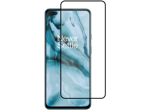 100% Fullscreen Curved Screen Protector Handy Display Schutz Glas für komplette Abdeckung des OnePlus Nord Display in schwarz von Screenguard