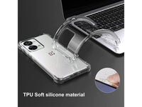 Hoch transparenter TPU Gummi Schutz Handy Hülle Clear Case klar mit verstärkten Schutzecken Bumper für das OnePlus Nord 2T Display und Gehäuse in transparent von Screenguard