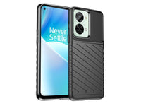 Moderne Design Hülle Cover für das OnePlus Nord 2T mit Stripes zum Schutz von Kratzern, Dellen, Display aus TPU Gummi in schwarz von Screenguard