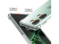 Hoch transparenter TPU Gummi Schutz Handy Hülle Clear Case klar mit verstärkten Schutzecken Bumper für das OnePlus Nord 3 Display und Gehäuse in transparent von Screenguard