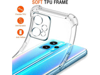 Hoch transparenter TPU Gummi Schutz Handy Hülle Clear Case klar mit verstärkten Schutzecken Bumper für das OnePlus Nord CE 2 Lite 5G Display und Gehäuse in transparent von Screenguard