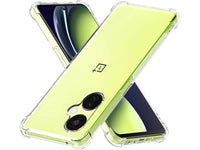 Hoch transparenter TPU Gummi Schutz Handy Hülle Clear Case klar mit verstärkten Schutzecken Bumper für das OnePlus Nord CE 3 Lite Display und Gehäuse in transparent von Screenguard
