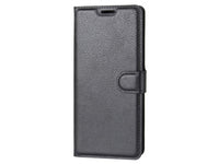 Lederhülle Karten Wallet Ledertasche Etui für OnePlus Nord in schwarz von Screenguard