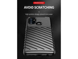 Moderne Design Hülle Cover für das OnePlus Nord N100 mit Stripes zum Schutz von Kratzern, Dellen, Display aus TPU Gummi in blau von Screenguard