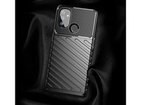 Moderne Design Hülle Cover für das OnePlus Nord N100 mit Stripes zum Schutz von Kratzern, Dellen, Display aus TPU Gummi in schwarz von Screenguard