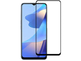 100% Fullscreen Curved Screen Protector Handy Display Schutz Glas für komplette Abdeckung des Oppo A16 Display in schwarz von Screenguard