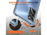 Hoch transparenter TPU Gummi Schutz Handy Hülle Clear Case klar mit verstärkten Schutzecken Bumper für das Oppo A16 Display und Gehäuse in transparent von Screenguard