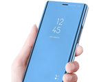 Clear View Flip Case für Oppo A5 2020 in blau von Screenguard